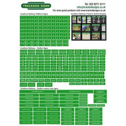 Southern Railway (Green and White) Full Station Set - N Gauge