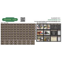 GWR Platform Signs & Poster Boards - Brown & Cream - TSVS0043-003.jpg