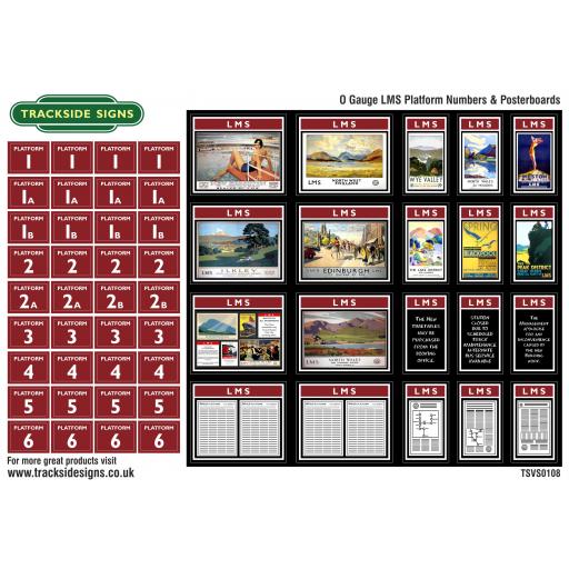 LMS Maroon - Platform Signs - O Gauge - TSVS0108.jpg