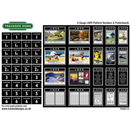 LNER Black - Platform Signs - O Gauge - TSVS0116.jpg