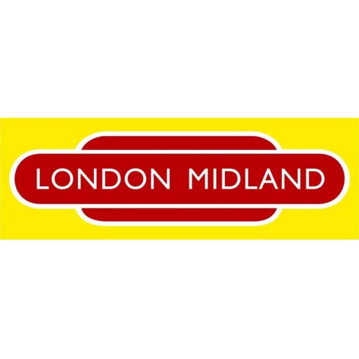 British Railways London Midland Di-Bond Totem