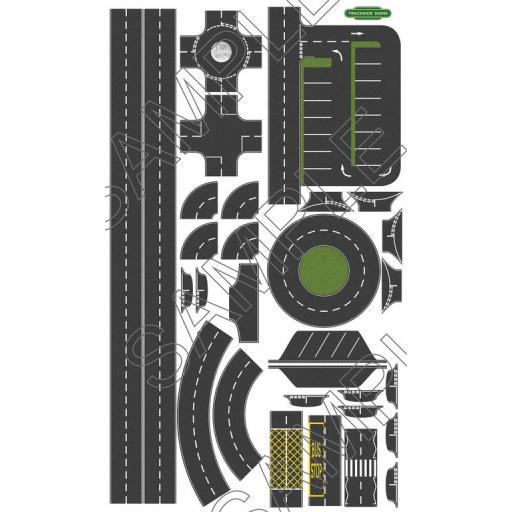 Road Layout Sheets - OO Gauge - 66mm wide