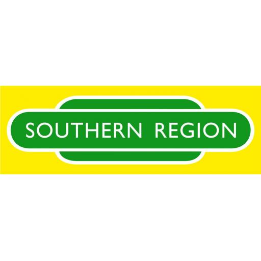 British Railways Southern Region Di-Bond Totem